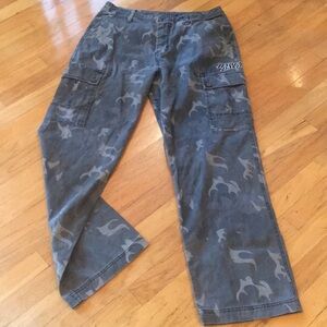 Harley-Davidson Gray Camouflage Cargo Pants